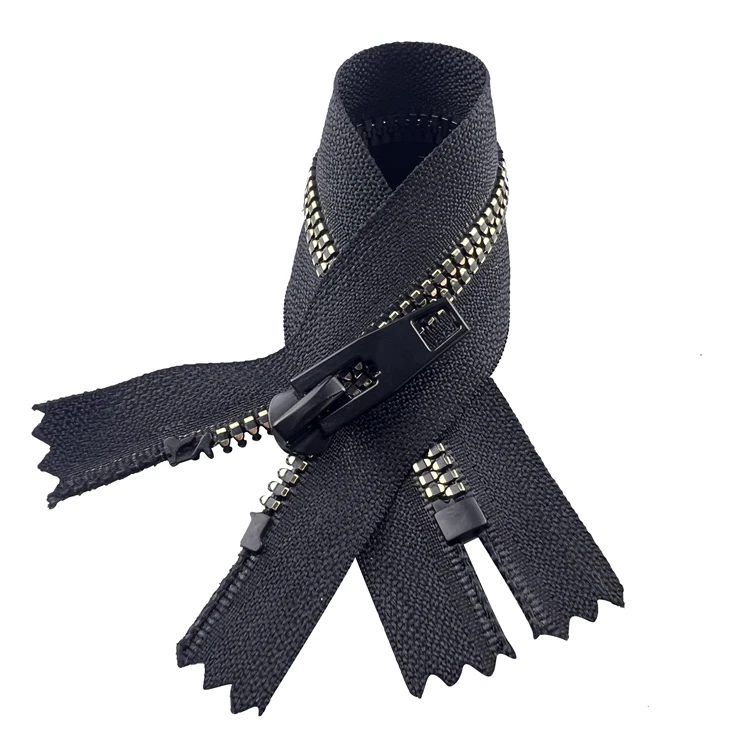 Good Price New Product Baby Zipper Jumpsuit Sewing Zipper Accessory No. 5 Resin Imitation Metal Teeth Closed Tail Resin Zipper