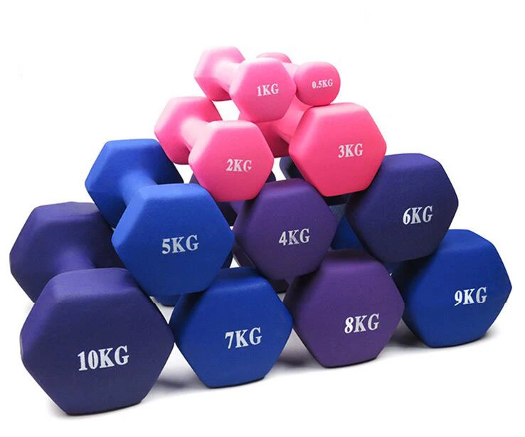 Home Gym Equipment Workouts Strength Training Hand Free Weights Neoprene Dumbbell for Women Men