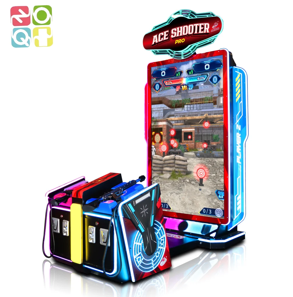 Coin Operated 2 Players Skyle Electronic Simulator Shooting Gun Arcade Game Machine for Sale