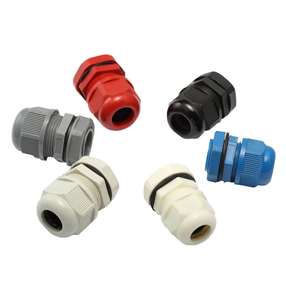 Hot Sale PG7  Black PVC Nylon Plastic Waterproof BNR Cable Gland