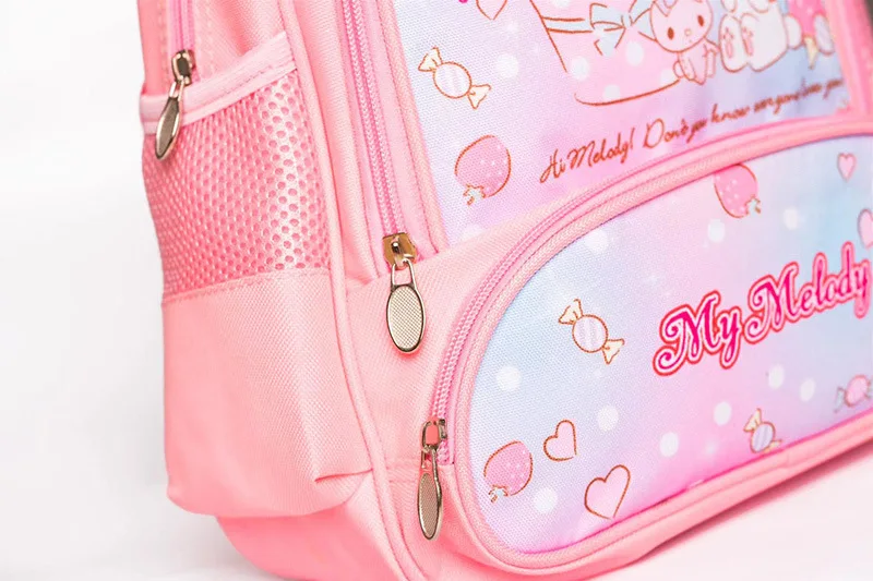 XUX Kids Cartoon Backpack Large Capacity Cute Kuromi Primary School Lightweight Backpack Kindergarten Bag Wholesale