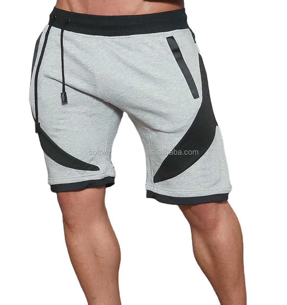 
Customized cotton fleece men sweat shorts sweatshorts elasticated waistband sweat shorts 