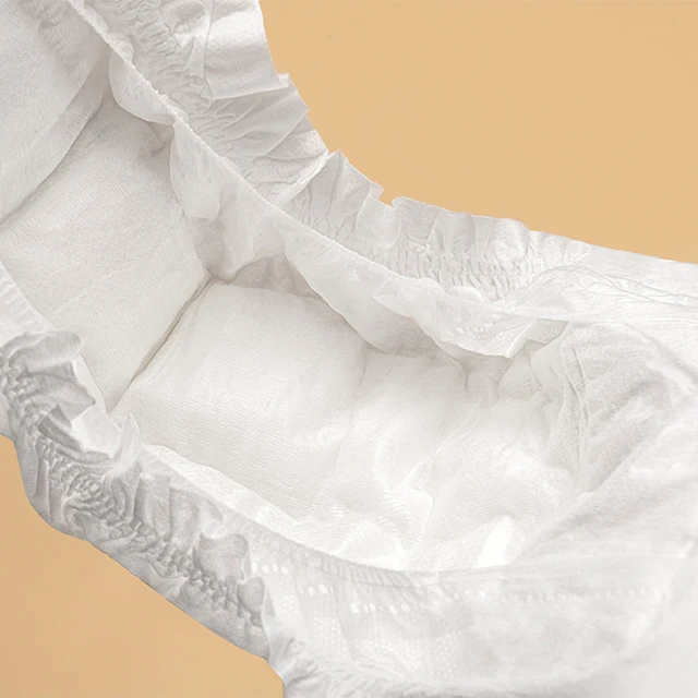 ECO BOOM fluff pulp bamboo pull up large size baby diaper in bales disposable organic training pants