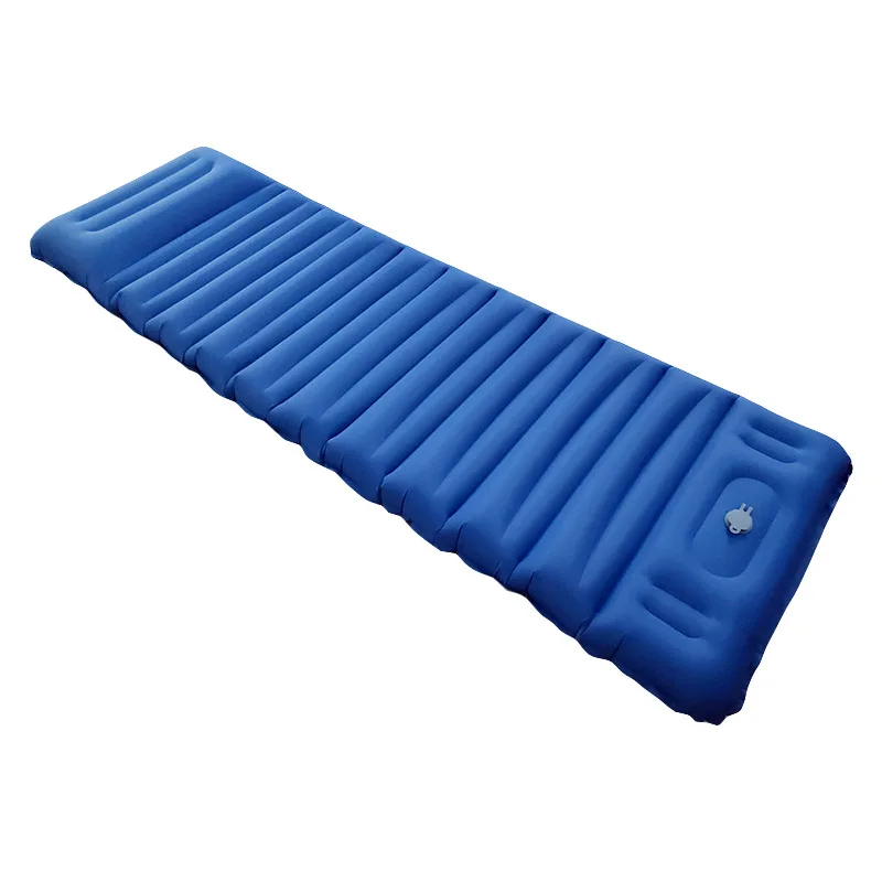 Inflatable Sleeping Pad with Built-in Pump, Comfortable Camping Mattress for Backpacking, Car Traveling and Hiking, Compact