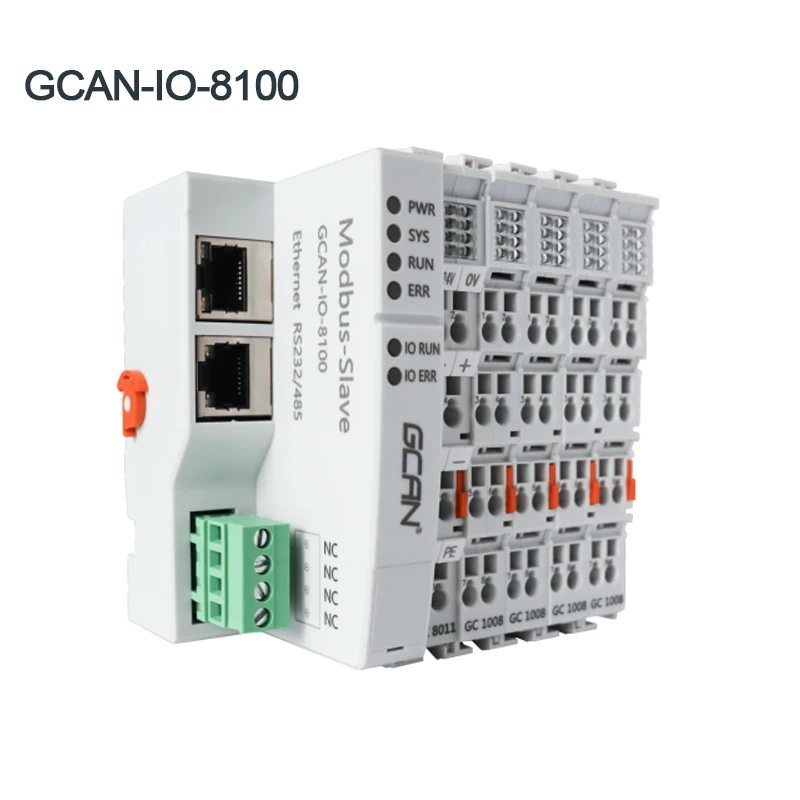 GCAN-IO-8000 / 8100 24V DC Стандартный CANopen / Modbus Slave для автомобилей, строительной техники, специальных транспортных средств