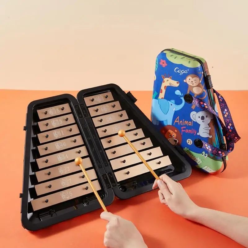 16 notes xylophone toy musical instrument toys percussion kids glockenspiel