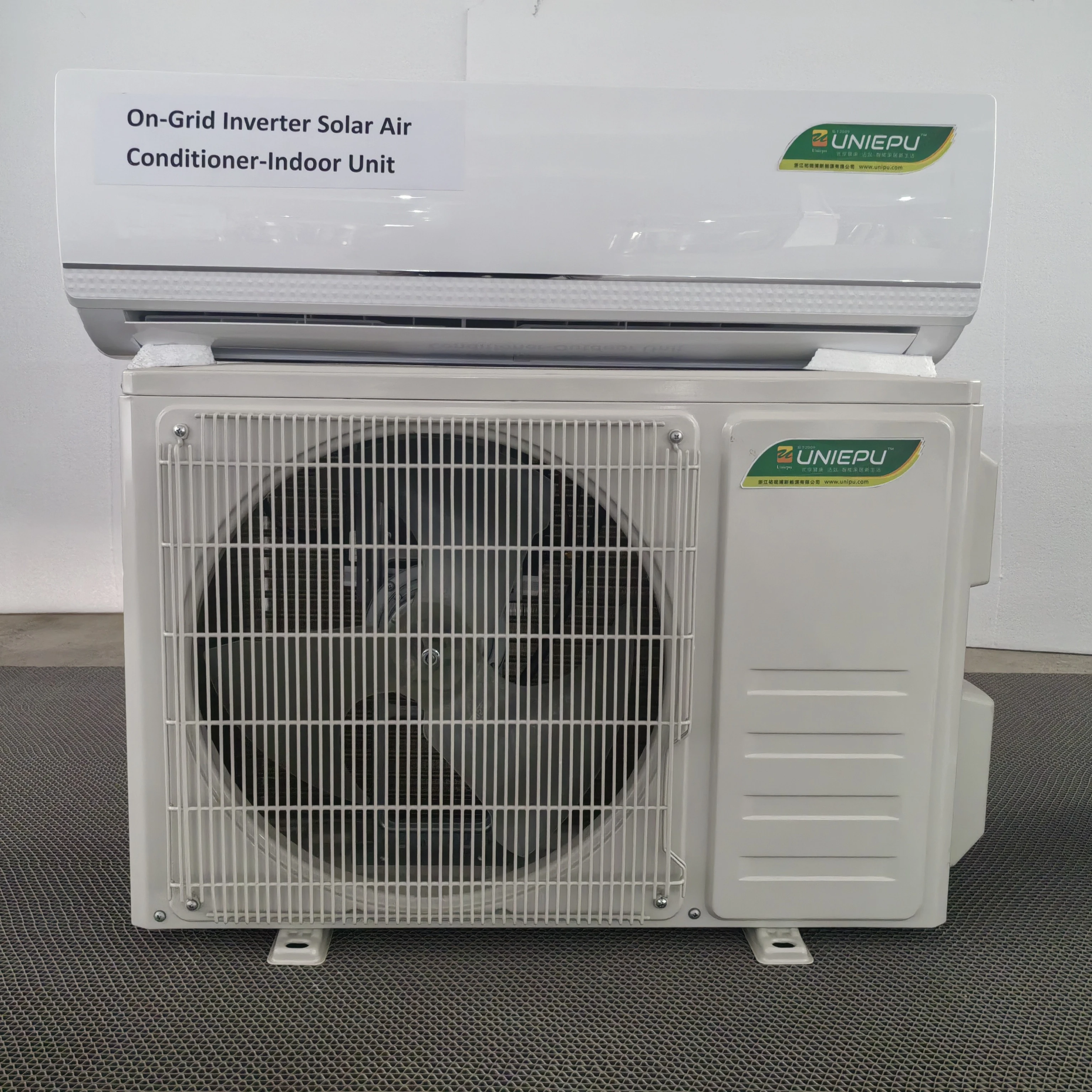 Factory Price Dubai Solar Inverter 2 Ton Wall Split DC Inverter Hybrid Solar Powered ACDC Variable Frequency Air Conditioner