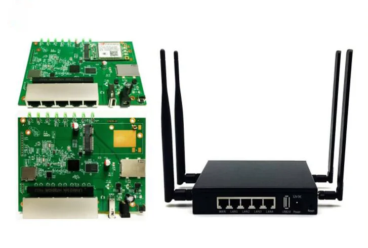 Sample customized 4G Wi-Fi CPE wireless router and solution