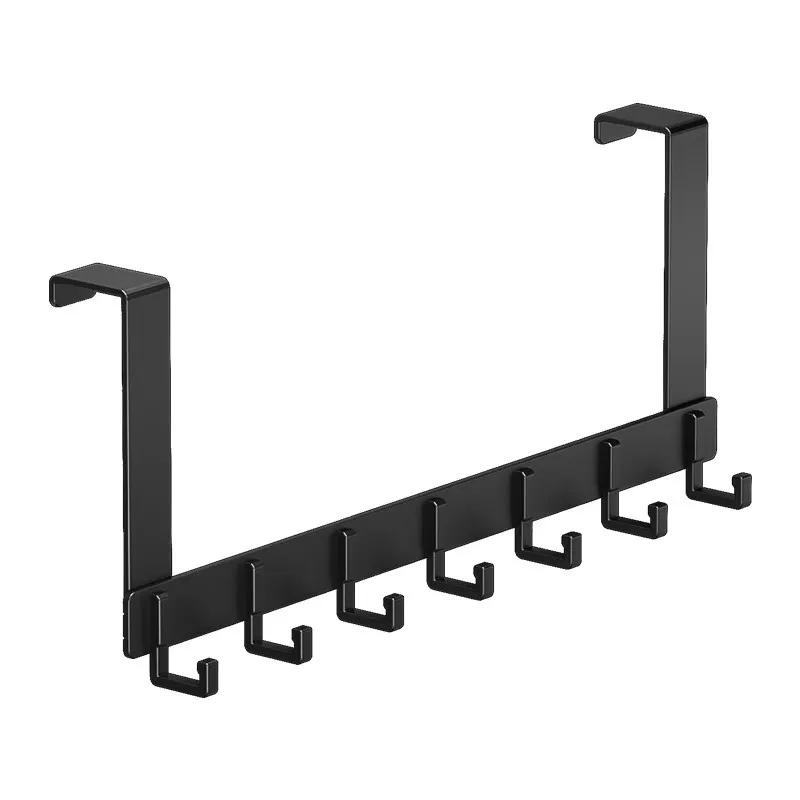 Coat Rack Wall Mounted - 6 Tri Hooks, Closet Bathroom & Kitchen Storage,aluminum, Metal Coat Hook Rail for Coat Hat Towel