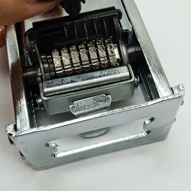 8digit Automatic Numbering Machine hand numbering machine manual numbering stamp