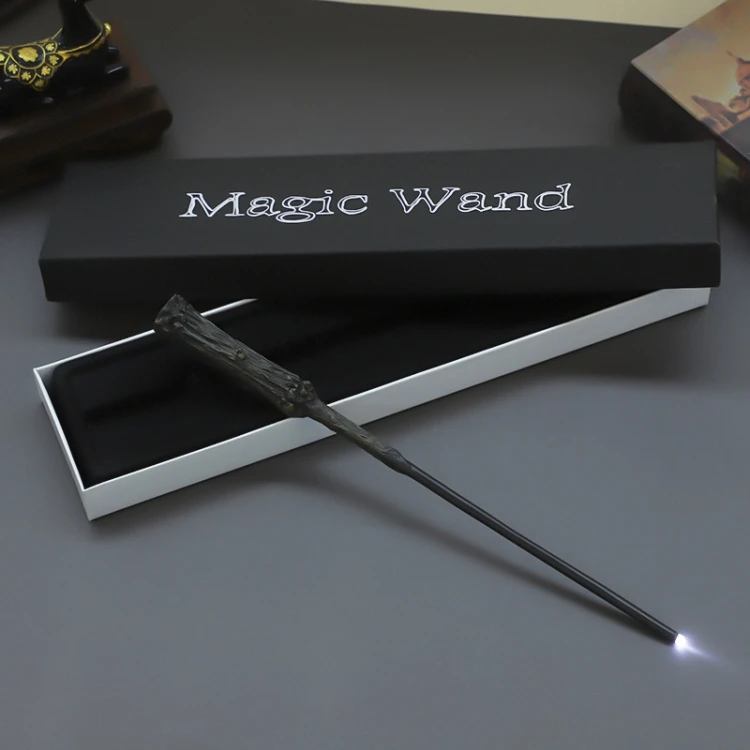 Hot Sale LED Magic Wand Kids Mystery Wizard Sticks Harry Cosplay Includes Boxes Halloween Christmas New Year Decorations
