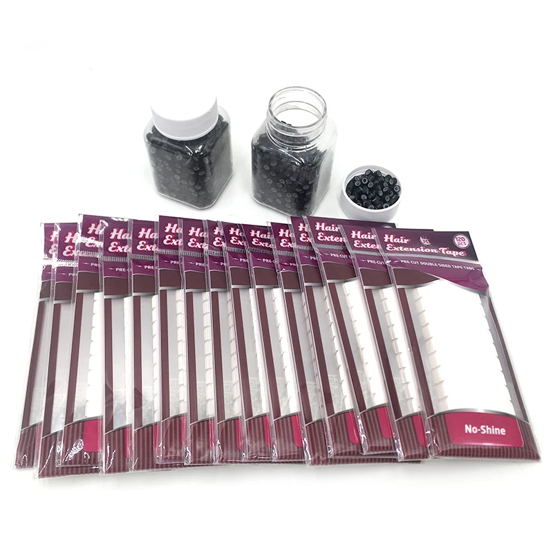 Wig Hair Extension Silicone Buckle Double Sided Wig Tape for Hair Extensions