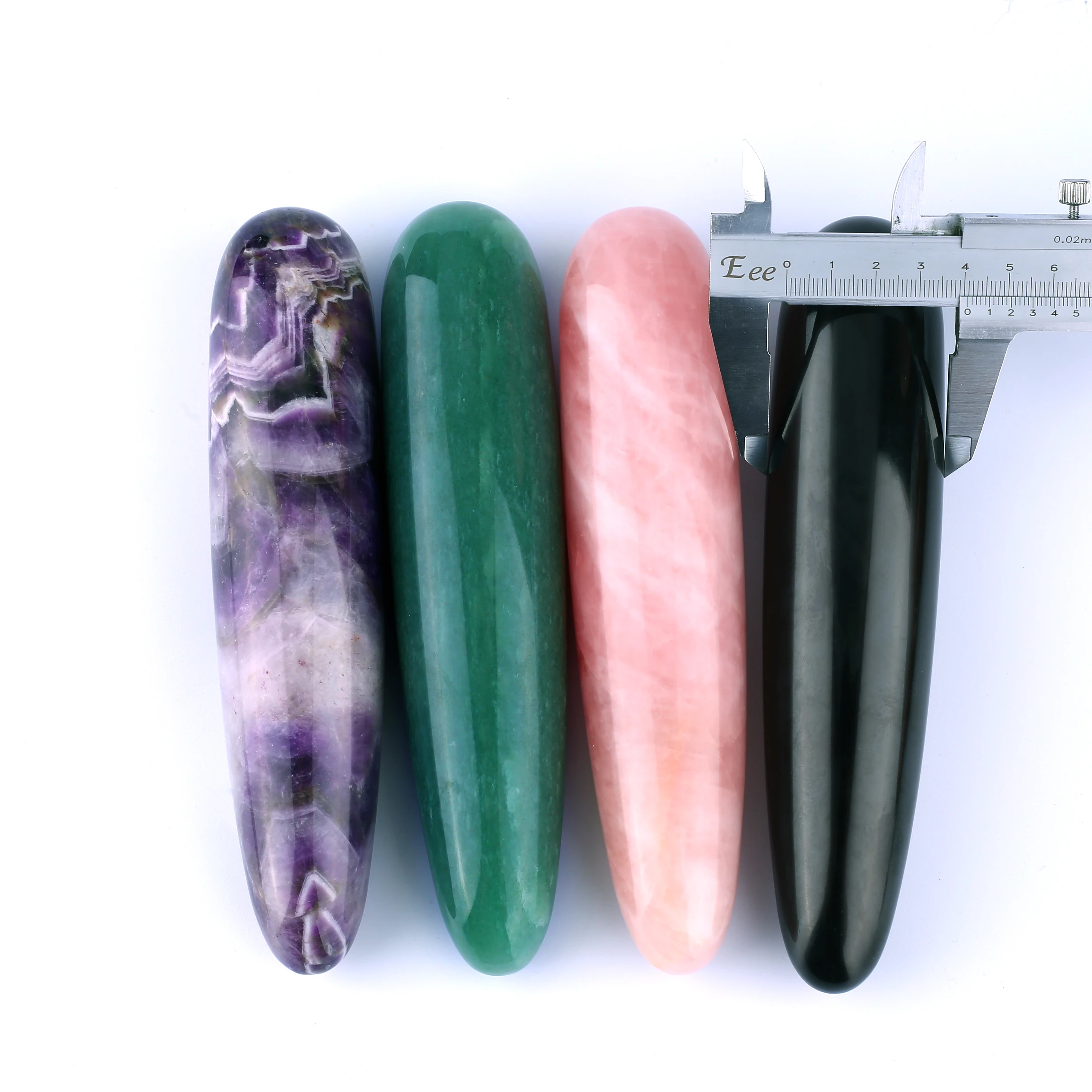 Массажная палочка с натуральными кристаллами