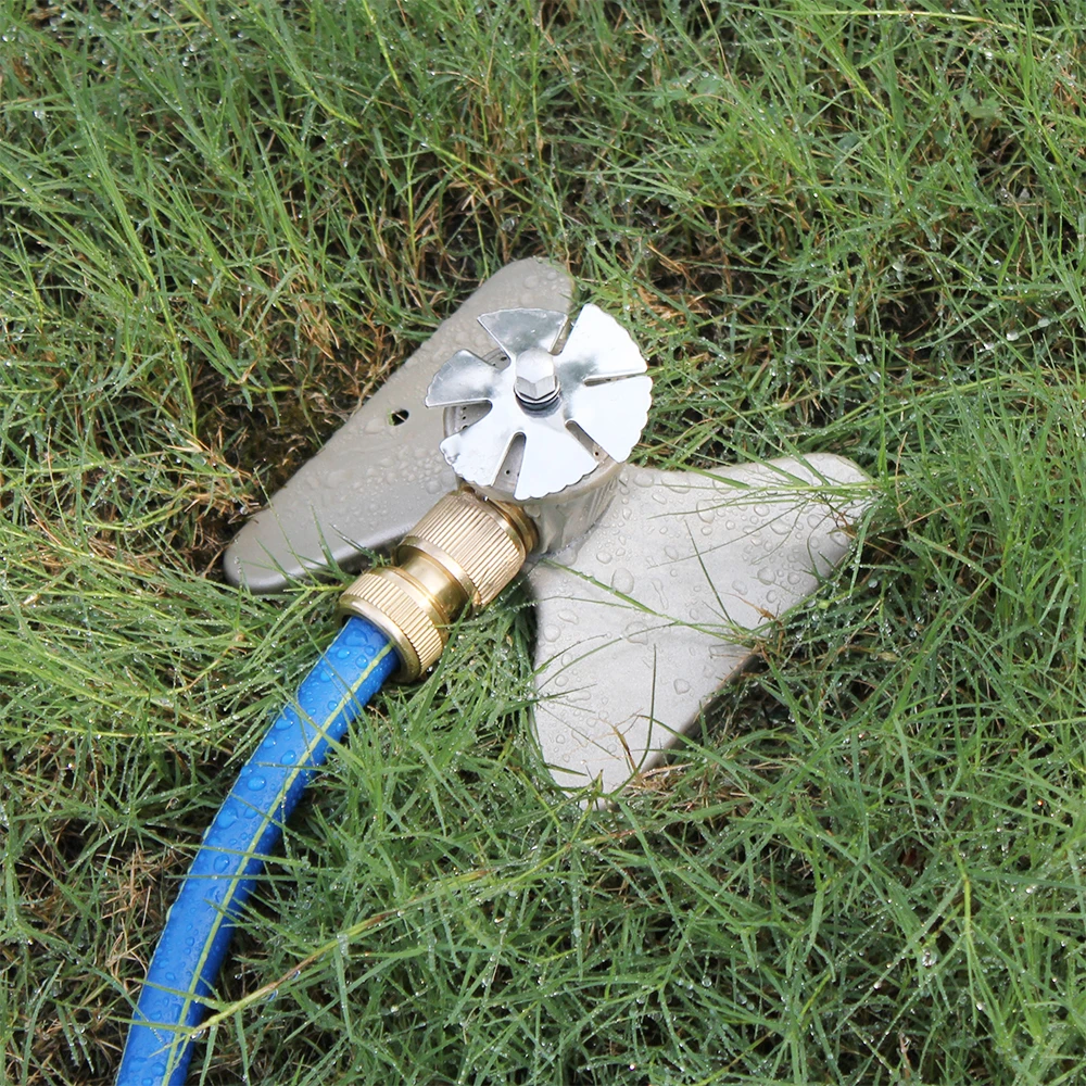 Whosale price garden lawn 360 degree automatic plastic multi-head water sprinkler