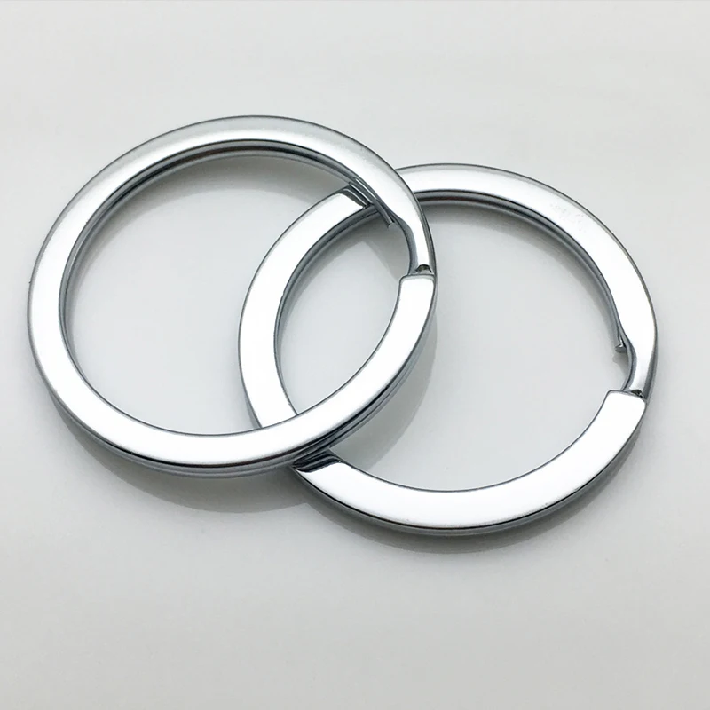 Factory Wholesale Price Custom Size Metal Split Key Ring For Keychain O Ring