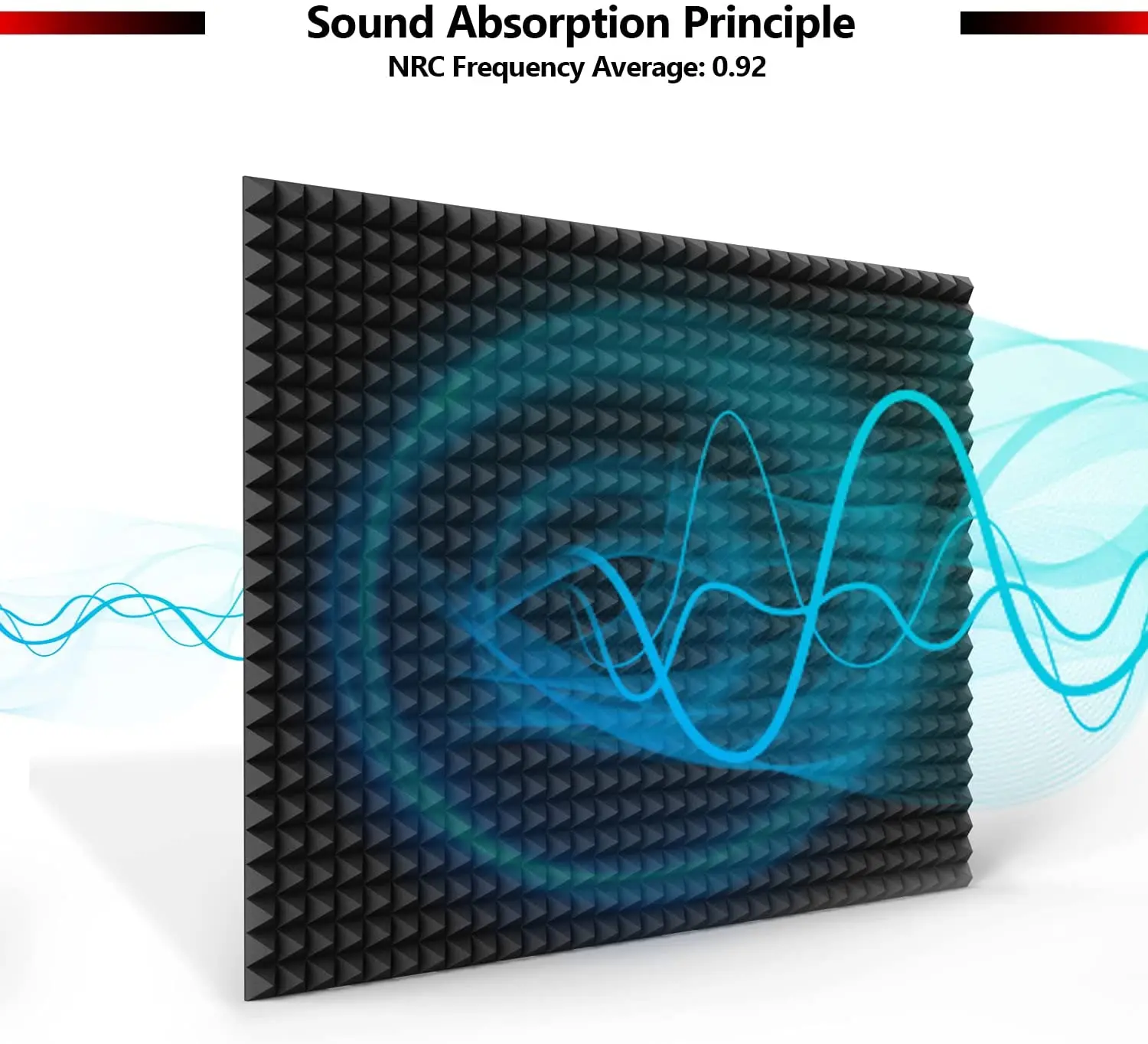 Anika  Bestselling Pyramid Acoustic Foam Sound-absorbing Foam with Environmentally Friendly acoustic foam panel manufacturer