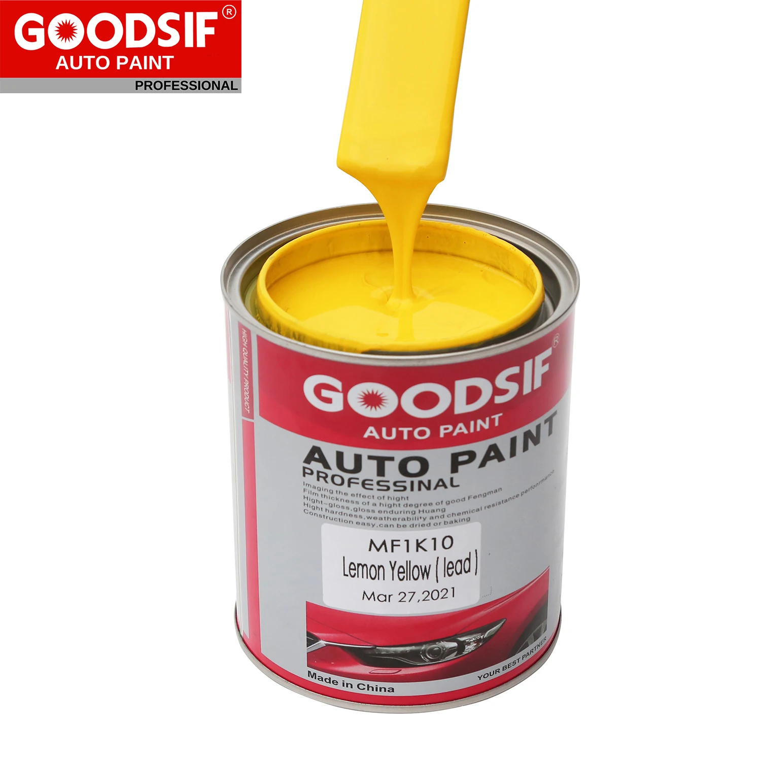 Auto Paint Factory Customized High Quality 1K White Silver Pearl Color Automotive Paint Basecoat Repair Car Paint