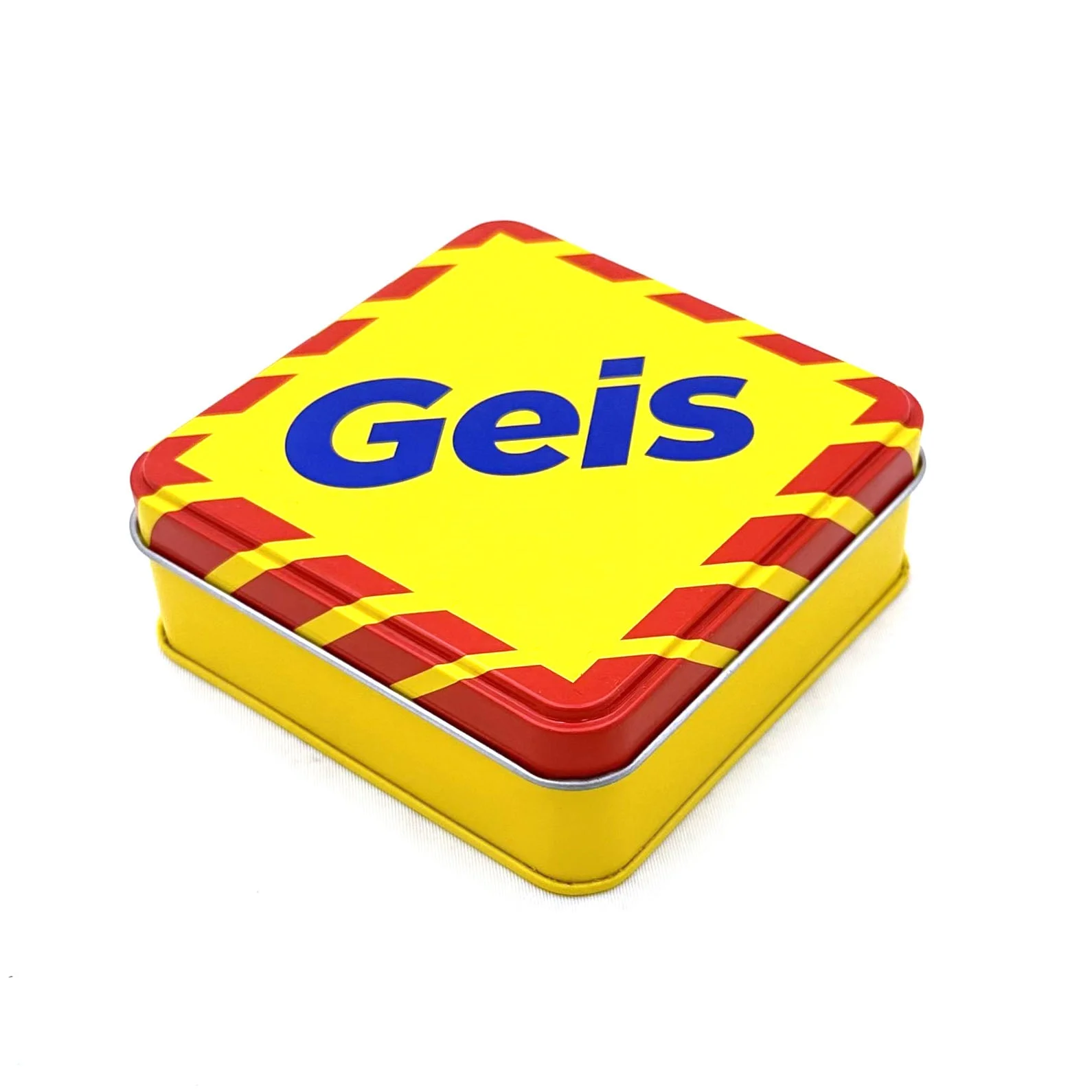 Custom Square Metal Tin Box Packing Soap Perfume Solid Paste Aromatherapy Tin Box Mini Square Packing Box