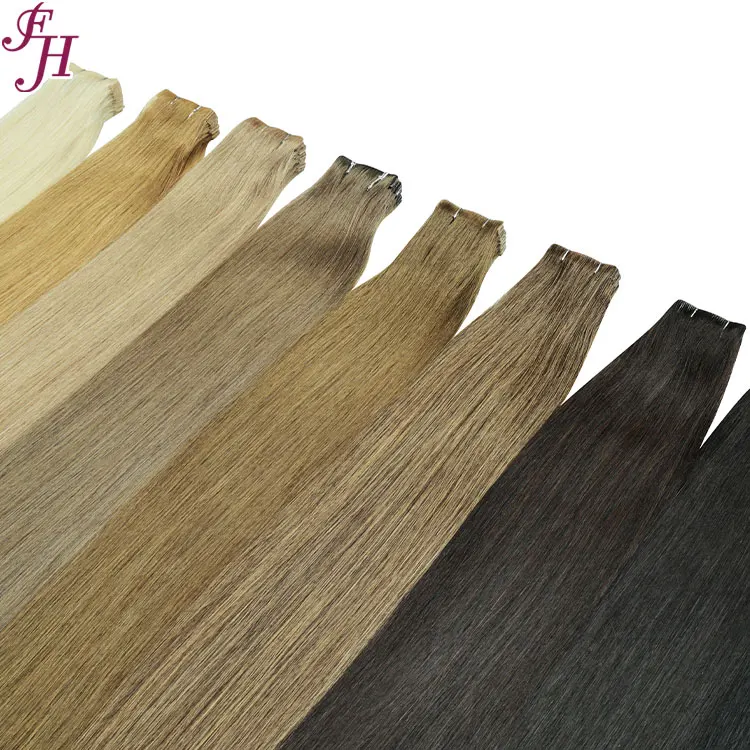 FH Straight Injected Tape in Tape Hair Extension 100g Skin Weft Invisible Tape in Human Hair Extensions