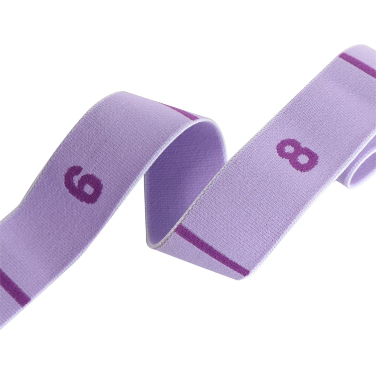 HFT High Quality Gym Sport Exercise Polyester Webbing Customized Logo Boxer Briefs Waistband Custom Elastic Band for Underwear