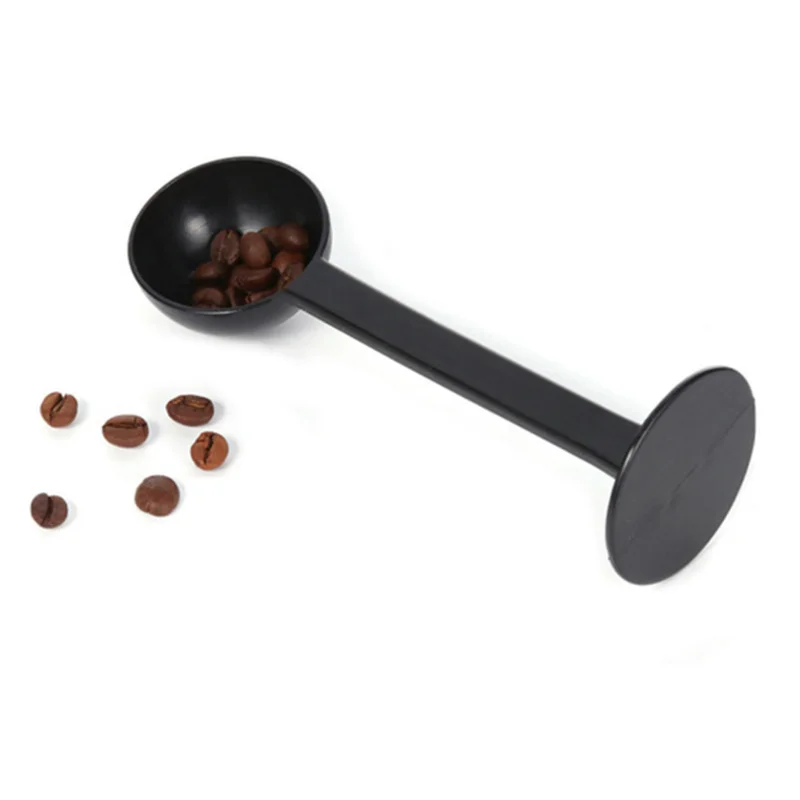 Ecocoffee Coffee Powder Press Scoop 10g Plastic Dual-use Coffee Tamper Spoon Powder Standard Measuring Tool Kitchen