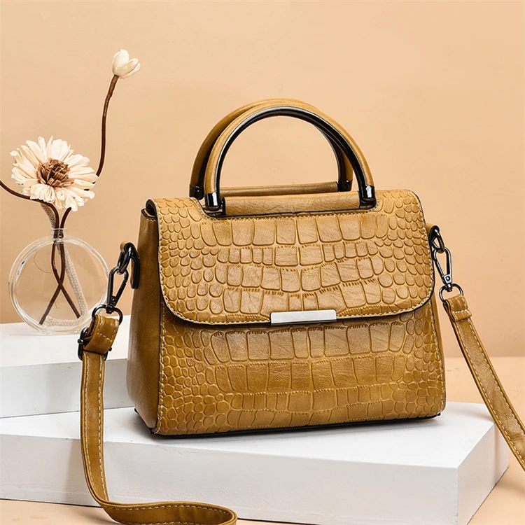 Custom Latest Cheap High Quality Pu Leather Guangzhou Tote Handbag for Women