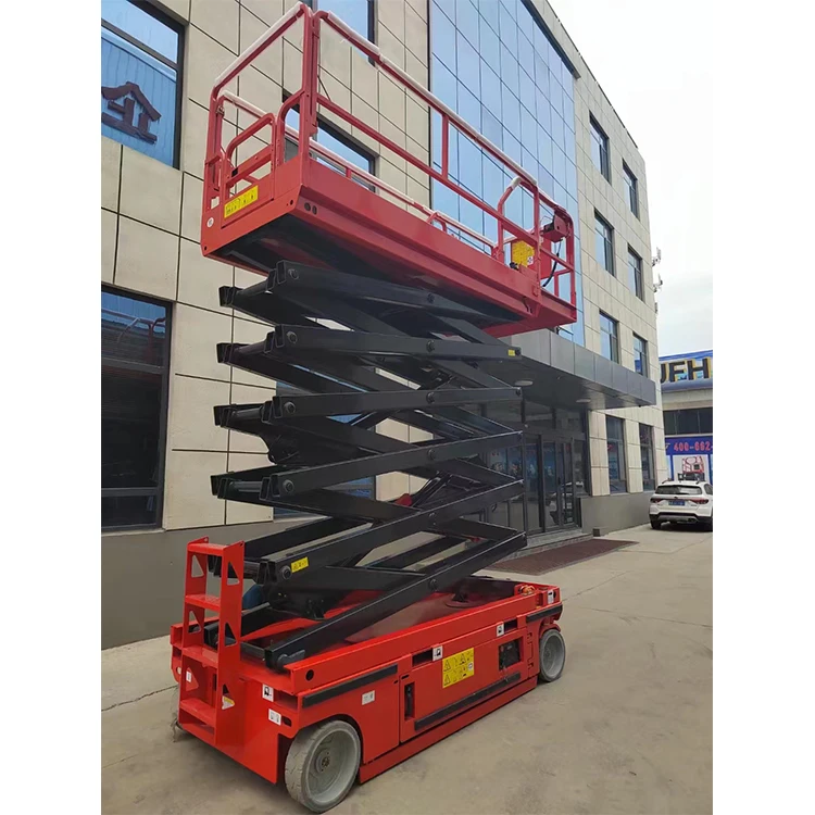 Электрическая подъемная платформа мобильный ножничный подъемник высотное рабочее подъемное оборудование вилочный погрузчик
