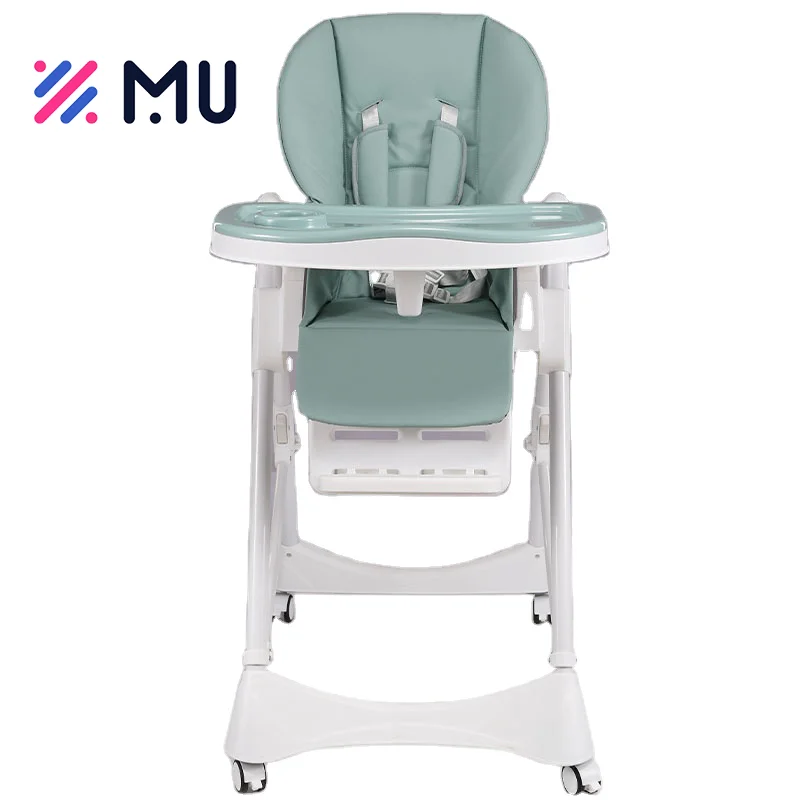 Footrest and Backrest Change Separately Baby High Chair for Baby Feeding