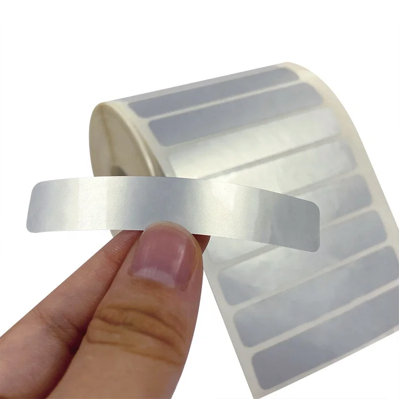 Waterproof Matte Silver Blank Printable PET Adhesive Sticker Roll for Label Printer