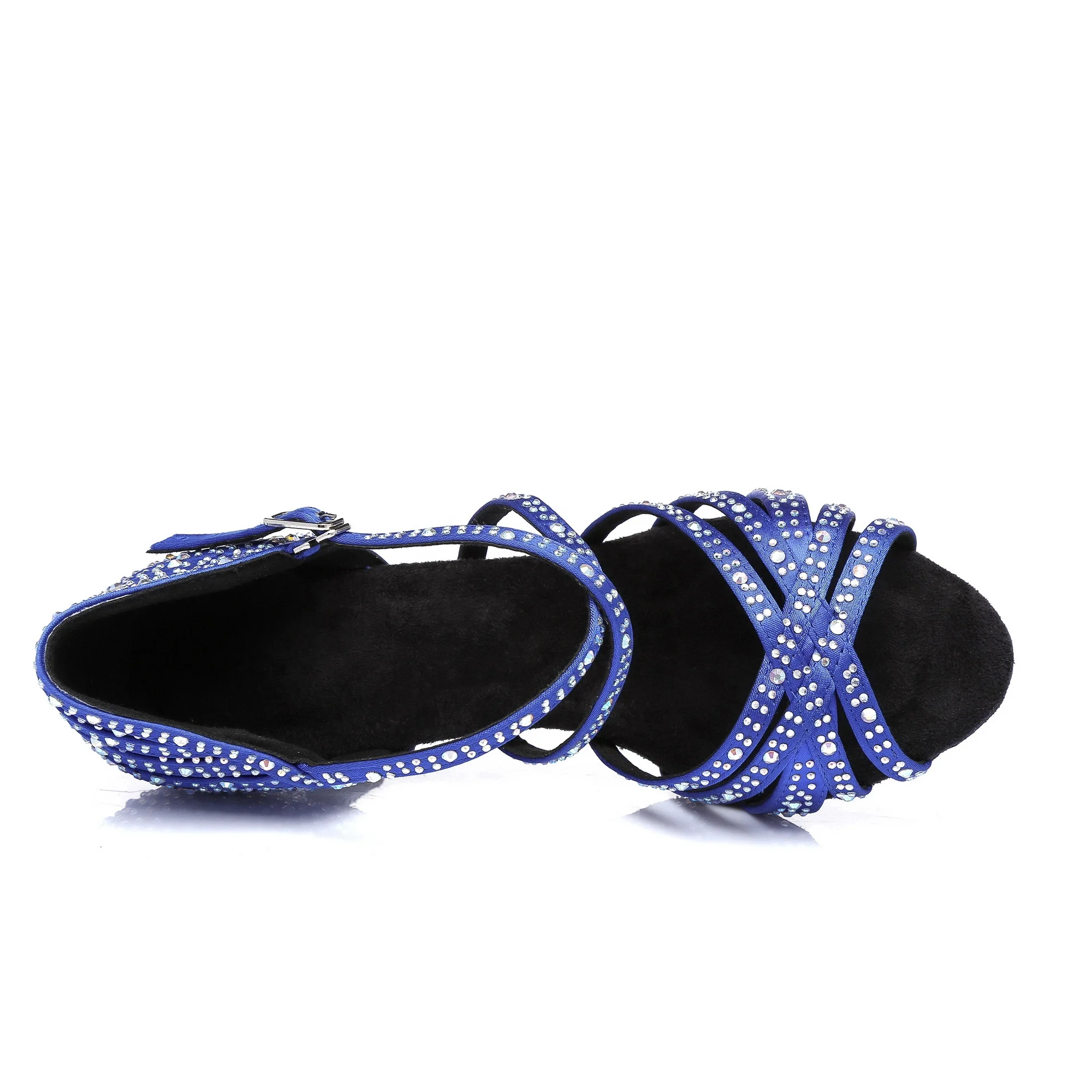 Последняя модная и красивая обувь; L377 для женщин; Туфли на высоком каблуке из сатина с латинских танцев сальса обувь