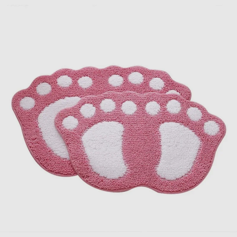 Toothbrush Foot Bathroom Non-Slip Floor Mat Carpet Bathroom Water-Absorbent Foot Mat Home Bathroom Door Thick Foot Mat