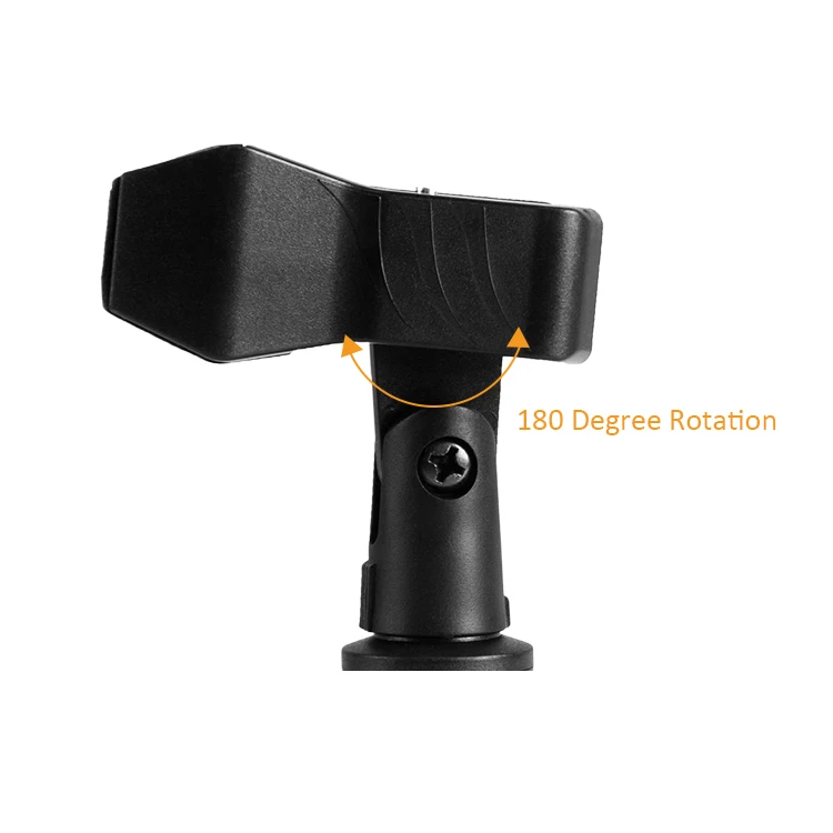 TN-MJ-4ZM Factory Metal Clip table microphone stand adjustable desktop tripod microphone stand