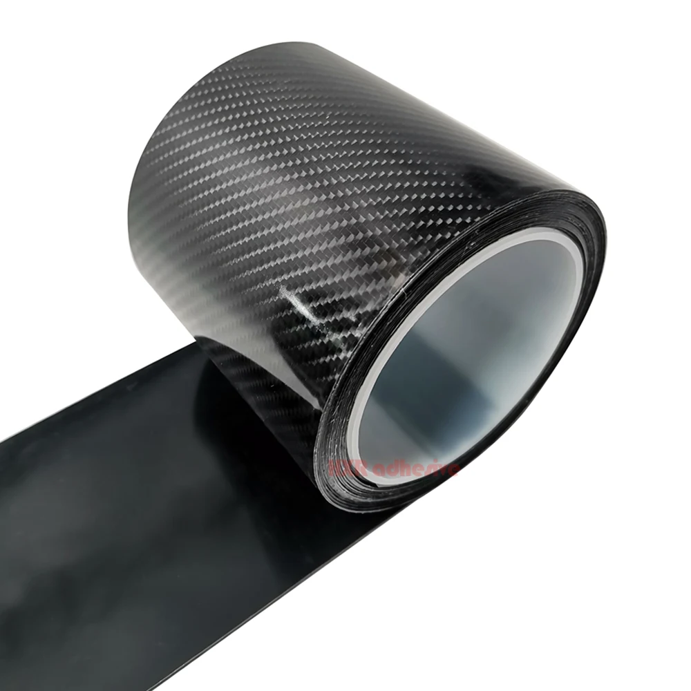 Carbon Fiber K5D Nano Gloss Self-Adhesive Anti-Collision Wrap Film for Car Door Sill Bumper