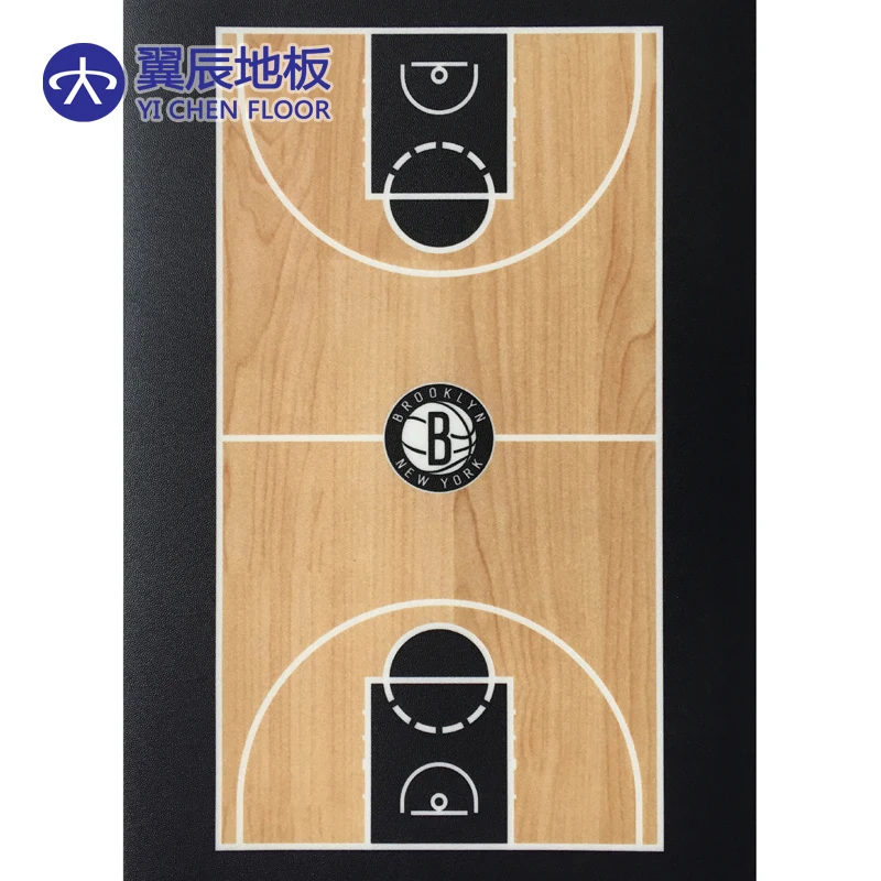 Function customization PVC vinyl flooring roll for basketball court