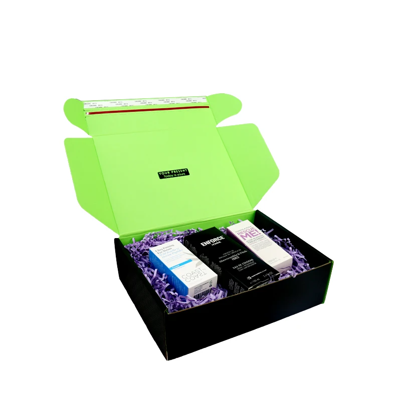 Wholesale Custom Corrugated Shipping Zipper Tear tape mailer box