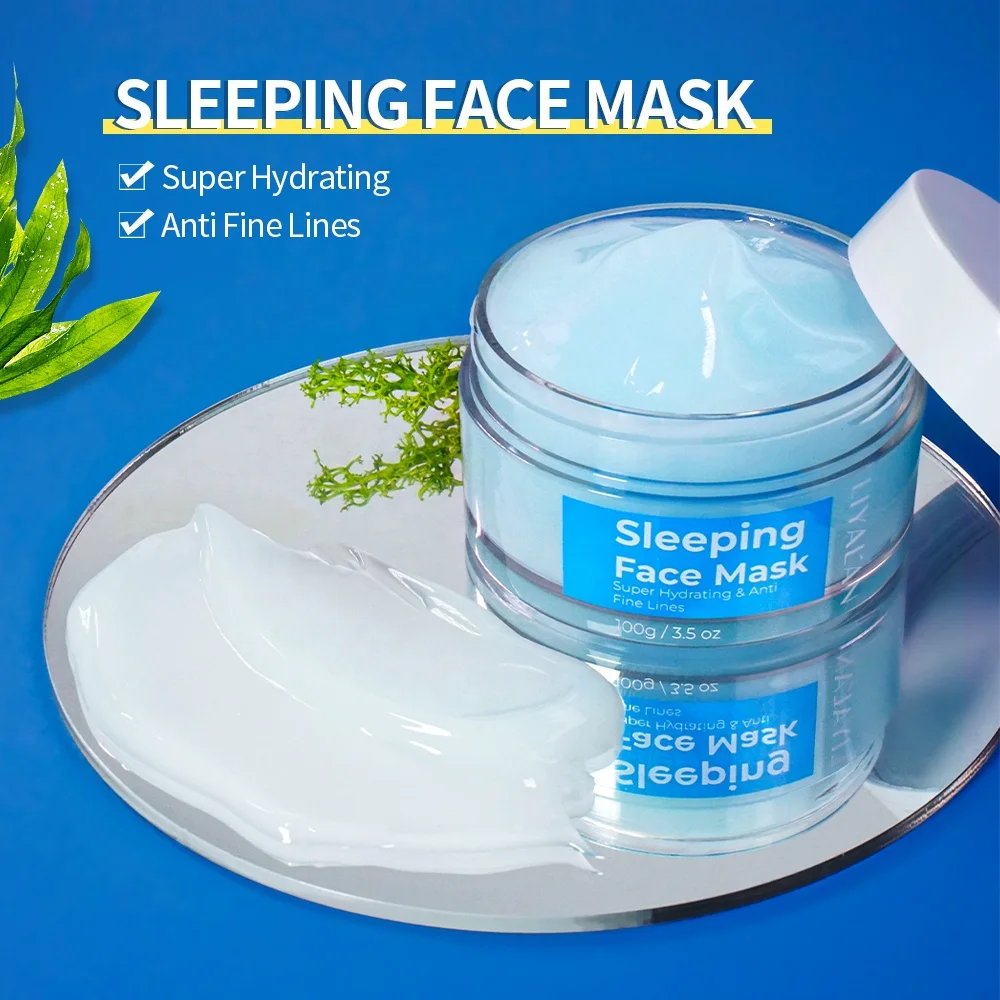 Sleeping Mask Hydrating Firming Anti Fine Lines Brighten Collagen Gel Beauty Face Mask