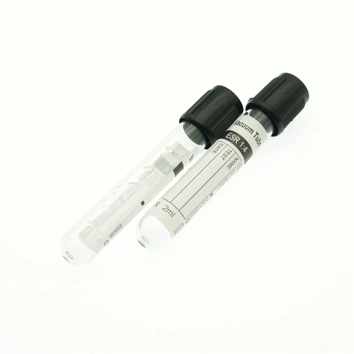 Wholesale High Quality Medical Disposable Black Spiral Vacuum Blood Collection Tube