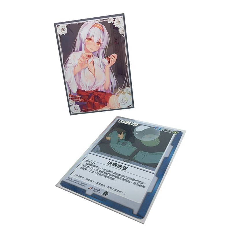 Custom japanese MTG Yugioh TCG Board Game Cards Deck Protector Trading Anime sleeve