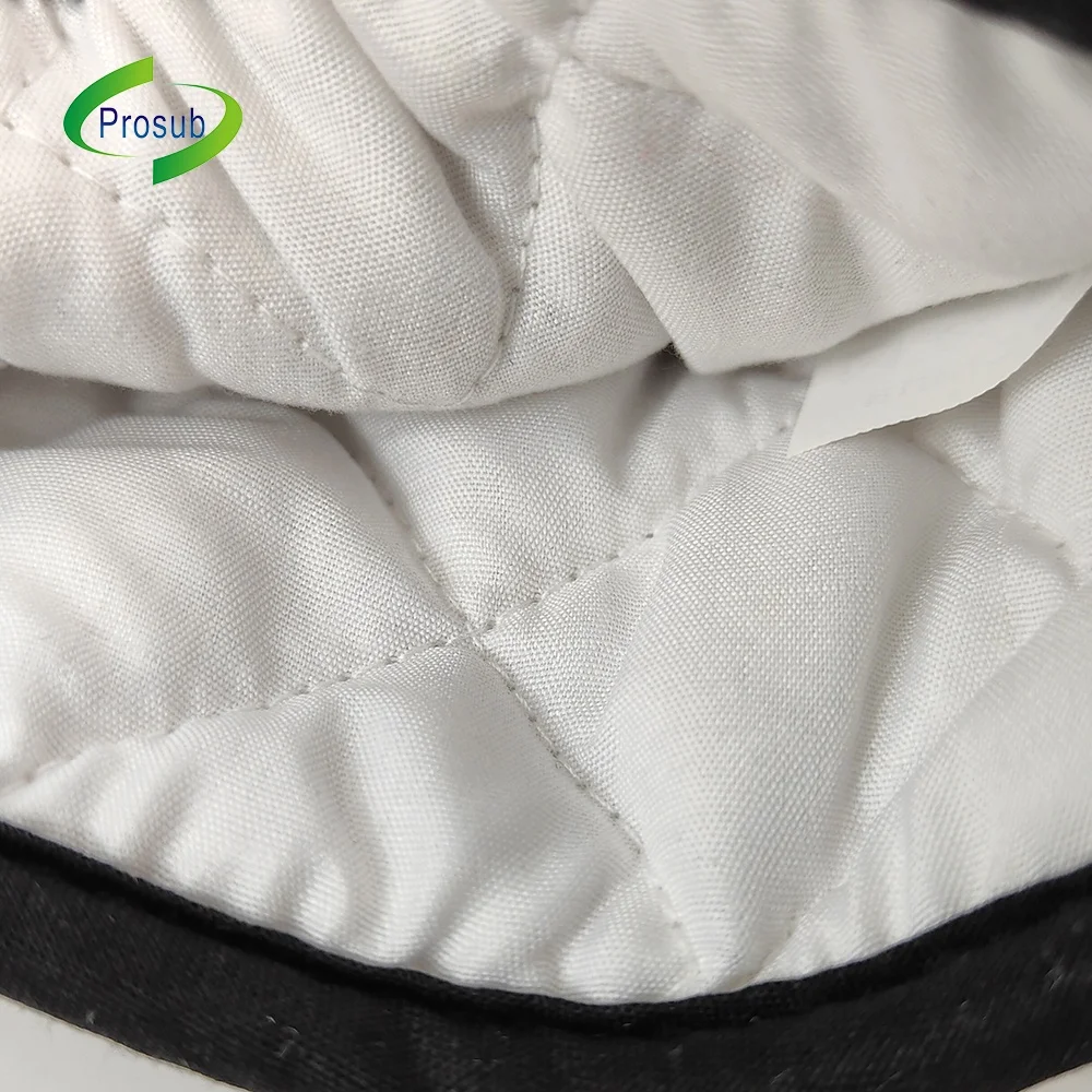 Prosub Sublimation Blank Linen Oven Gloves With Silicone Heat Insulation Mitts For Microwave Oven