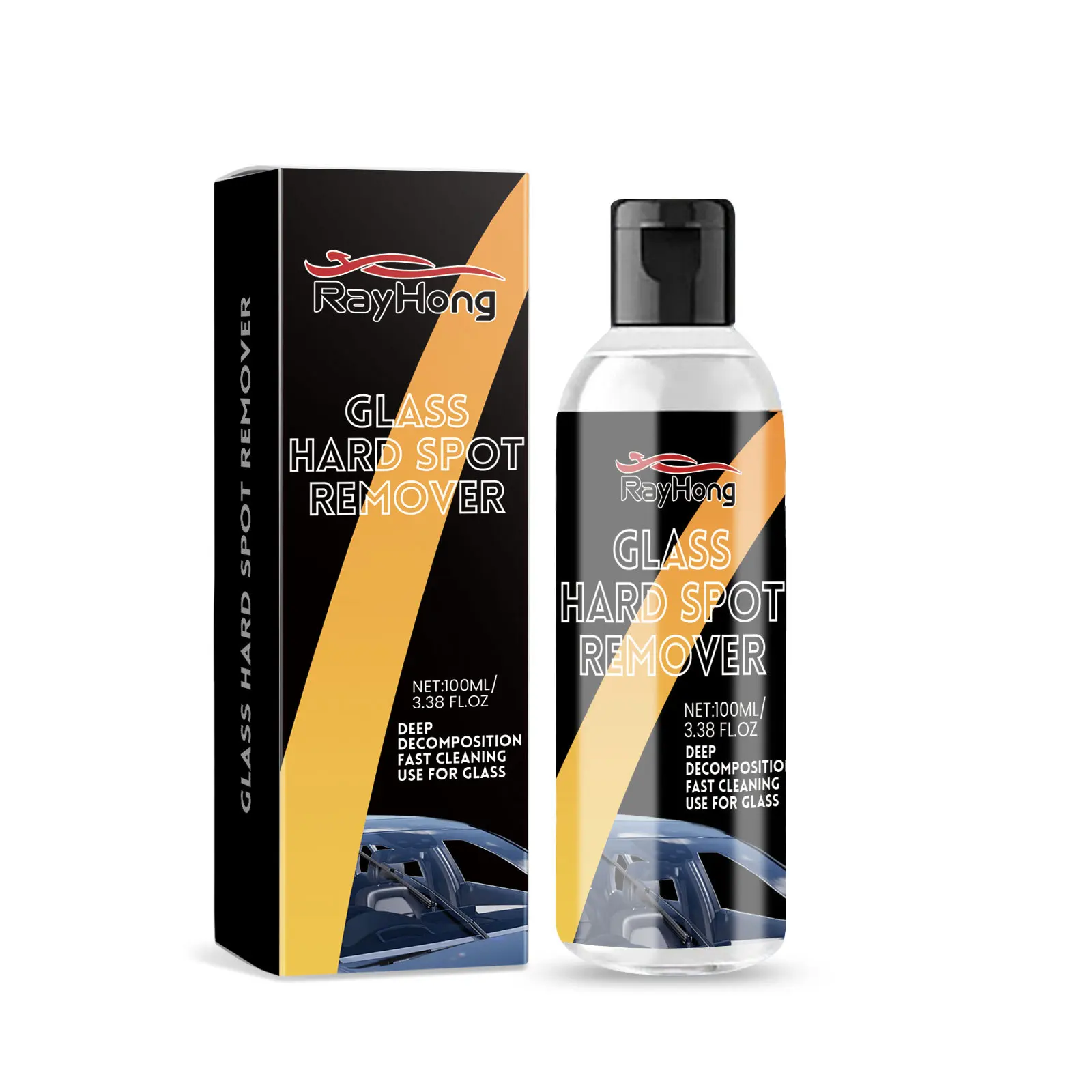 Car Glass Oil Film Cleaner Front Windshield Renovation Polish Wax Car Care Product for Effective Oil Film Removal
