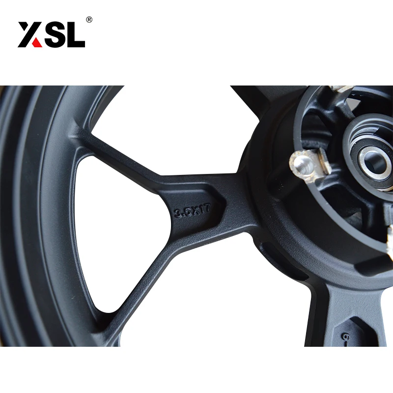 
3.5*17 Motorcycle Parts Aluminum Alloy Rear Wheel Disc Brake Wheel 