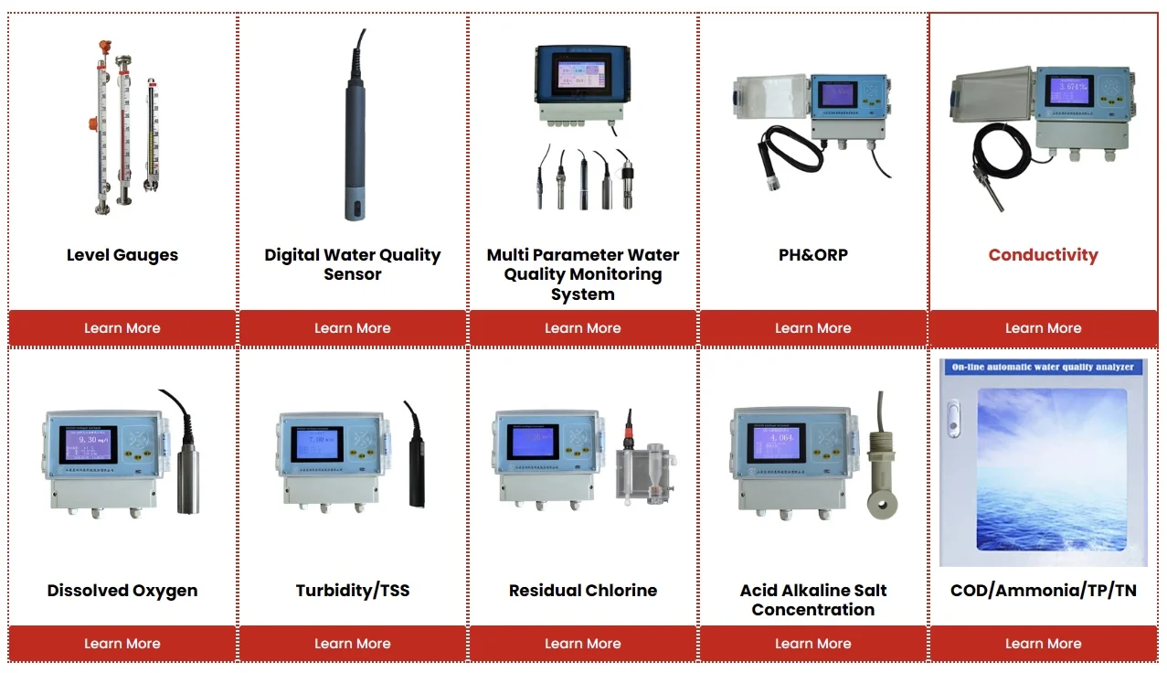 Industrial Intelligent Digital Online Temp. pH ORP Meter with RS485 4~20mA for Water