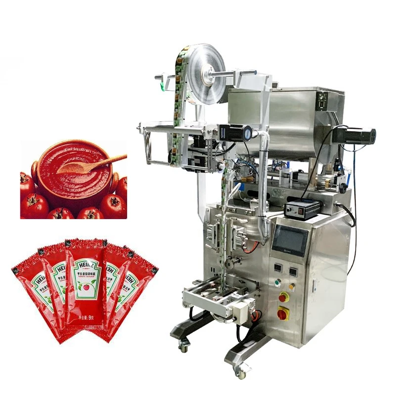 Multi-Function vertical Milk Form Sealing Liquid Filling Labeling Packaging Machine