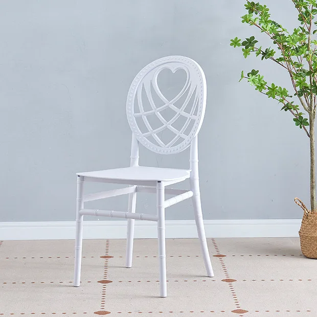 Stackable PP Chiavari Stacking Event Dinner Party Plastic Modern Furniture Hotel wedding tiffany chair for Sale