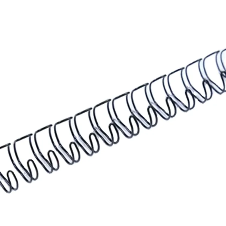 Single Spiral Coil Raw Material Nylon Coated Steel Binding Wire  Metal Wire For Notebook Or Calendar bookbinding