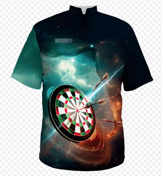 Custom Logo Man Sublimation Dart Shirts
