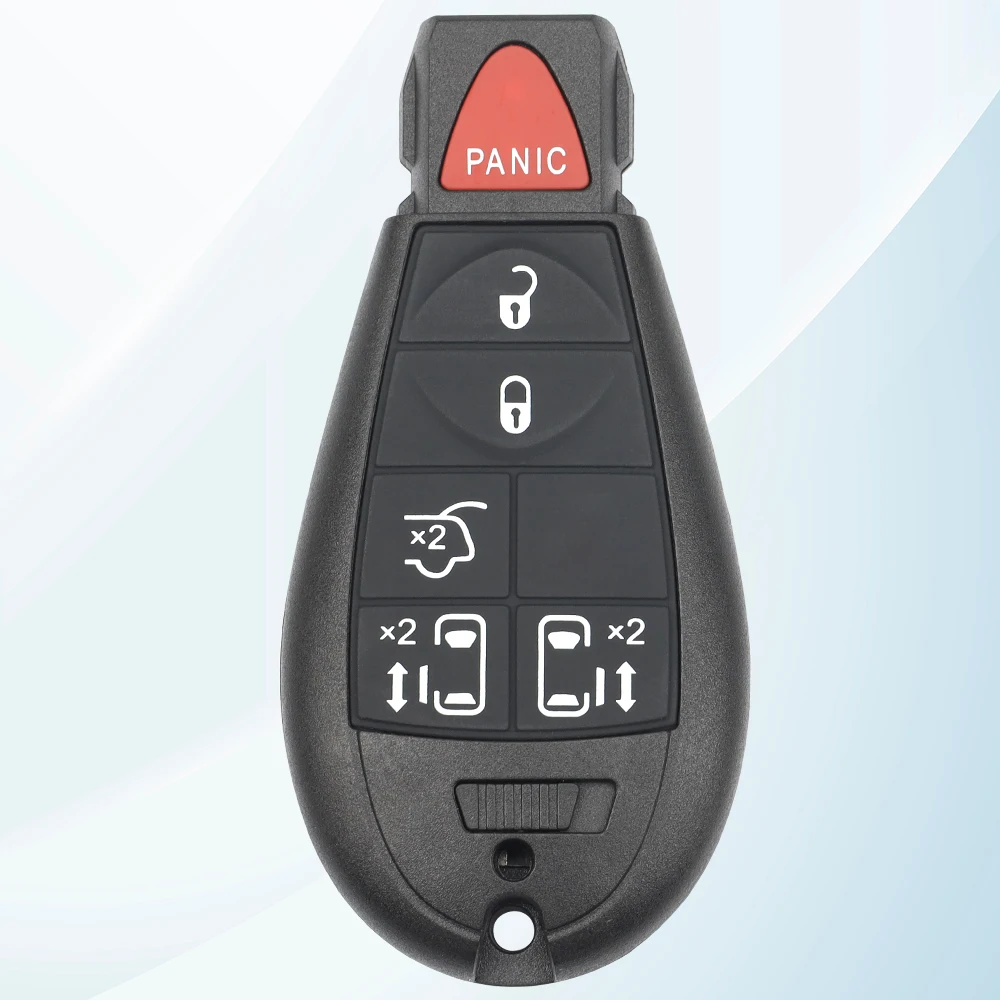 MS 5+1buttons remote car key for chrysler 433mhz with 46chip fcc M3N5WY783X IYZ-C01C replacement blank vehicle fob factory fob