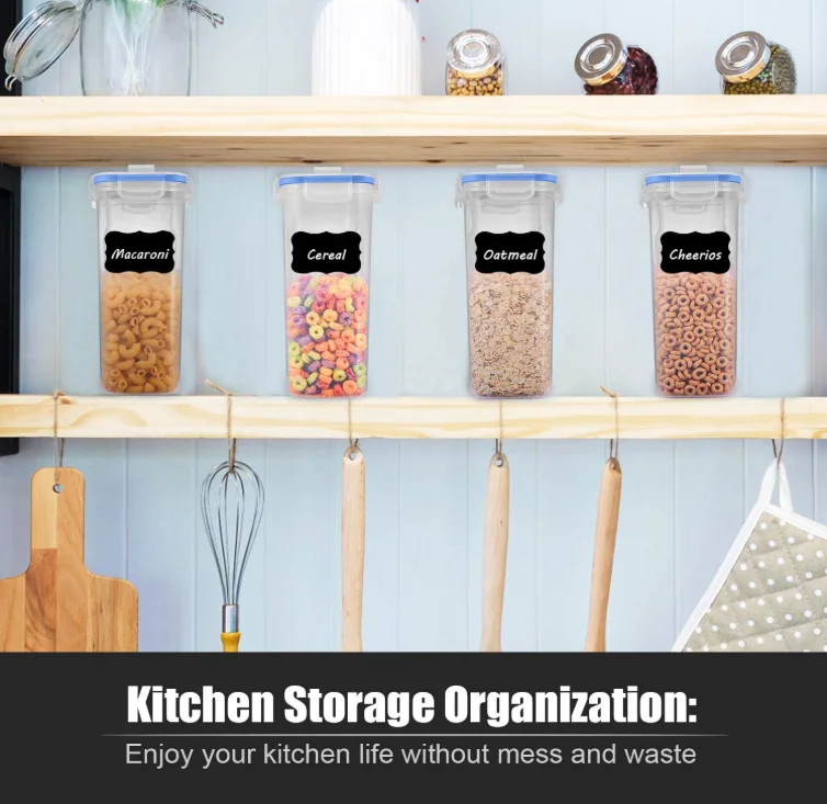 Cereal Storage Containers Airtight Food Storage Containers 4L(135oz) - Large Kitchen Storage Keeper - Easy Pouring Lid