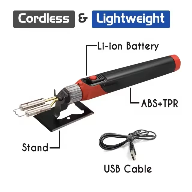 [Handy-Age]-Cordless And Lightweight Design Welding Tools Kit Welder Gun Plastic Welding Machine