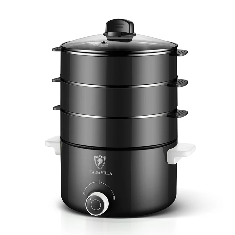 High Quality 4 Layer Stainless Steel 2.5l Home Food Multifunctional Electric Steamer